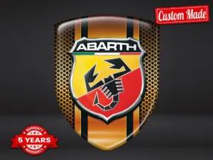 Fiat Abarth Stoßsticker Druck Modern Pro Max Robust